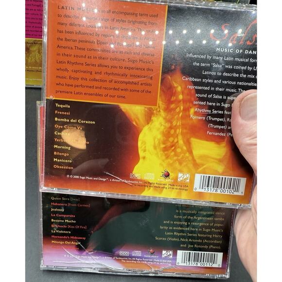 Lot of 5 CD's BALLROOM DANCING Sugo Music Samba Mambo Tango Salsa Latin Jam EC D - Picture 5 of 6